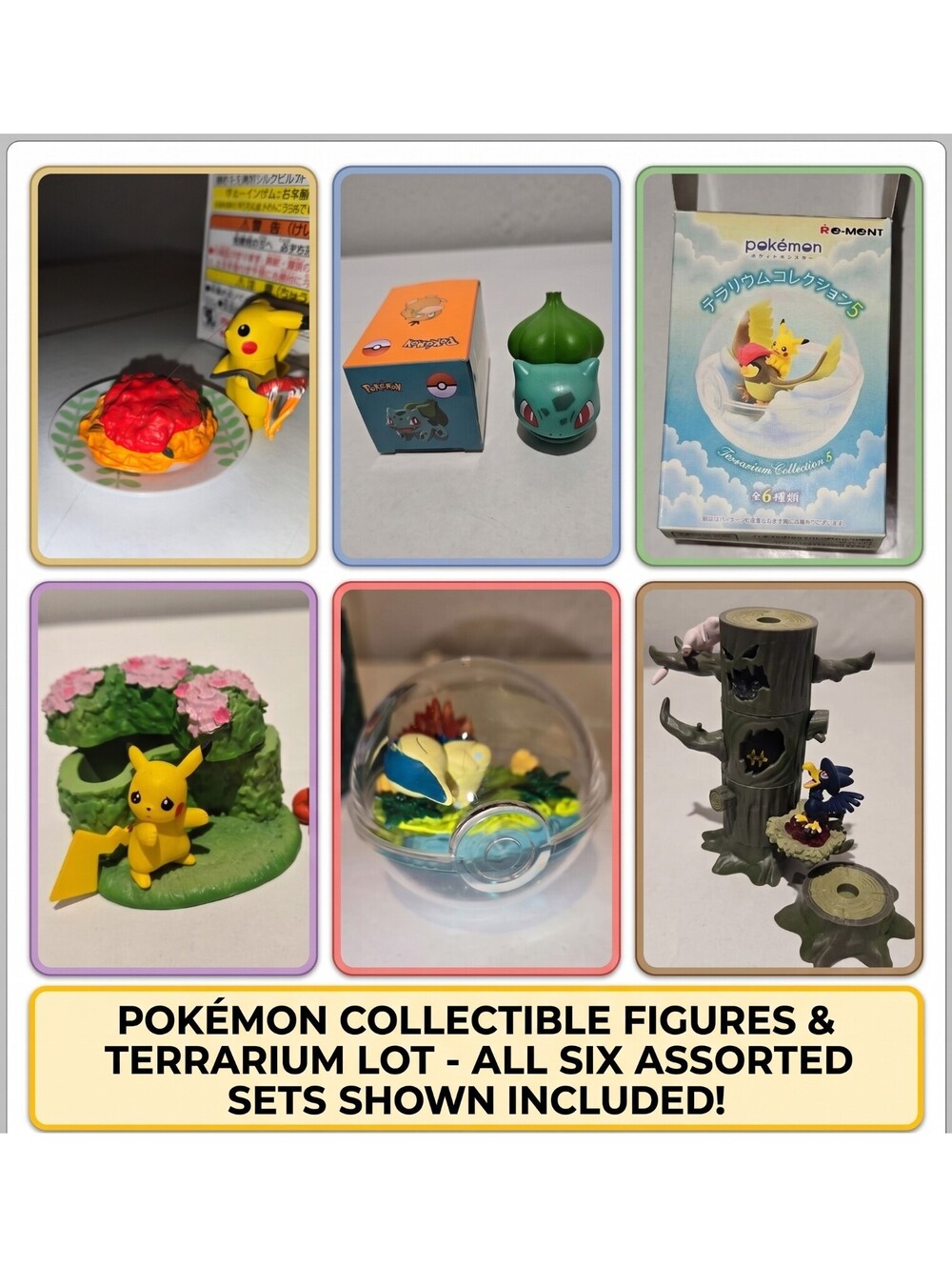 Pokemon Center Lot +2 / 6 Different Items / Imported from Japan